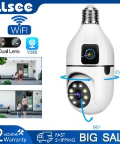 Camera Ip 2 Màn Hình Có Đui Đèn Yoosee A10