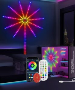 Dây Đèn Pháo Phao 9 Nhánh (Xài App + Remote)