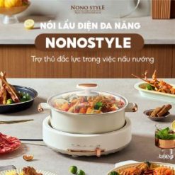 Nồi Điện Đa Năng NONOSTYLE DRGJ50E Sở Hữu Đến 6 Chức Năng Nấu Nướng